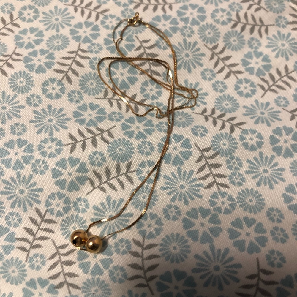 Delicate Gold Chain and Beads